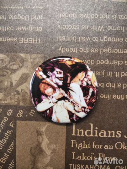 Значки Тетрадь смерти