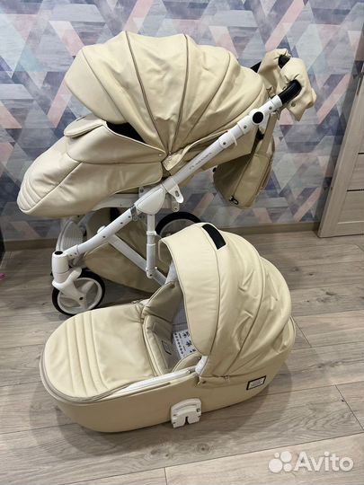 Коляска 2 в 1 adamex luciano delux
