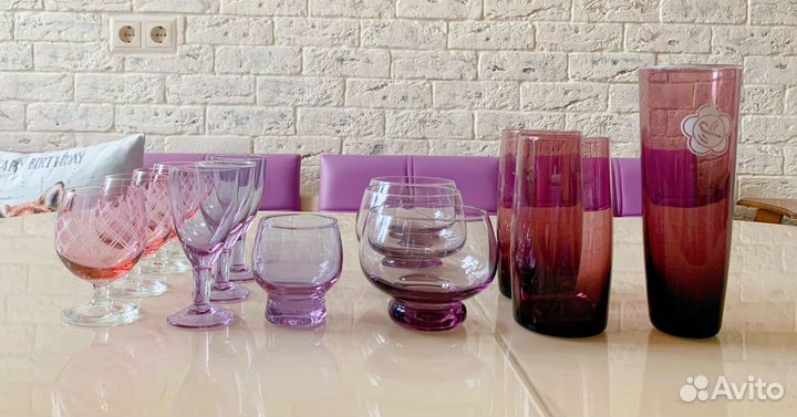 Марганцевое стекло СССР