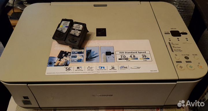 Canon pixma mp250. читаем описание