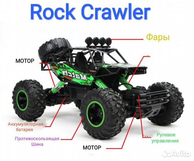 Машинки Краулер. Полный привод