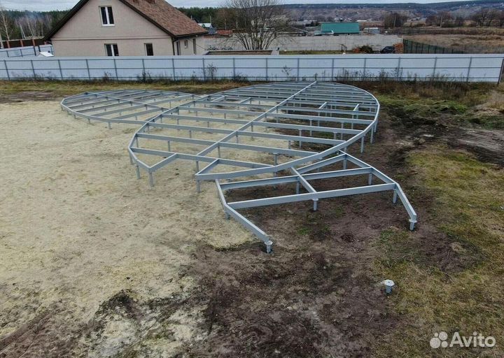 Сваи винтовые под ключ установка