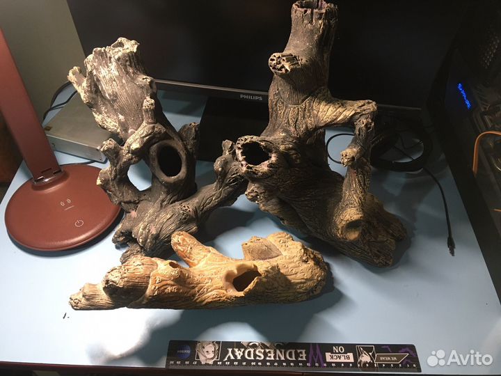 Декоративные коряги для аквариума