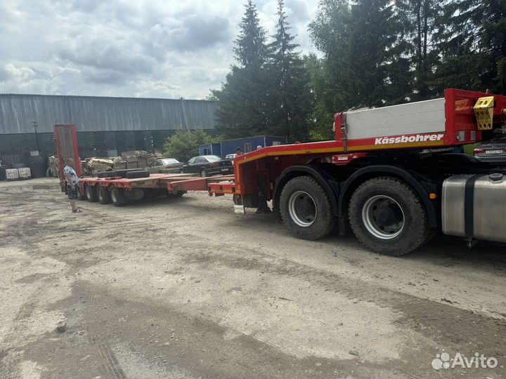 Услуги низкорамного трала до 60 тонн