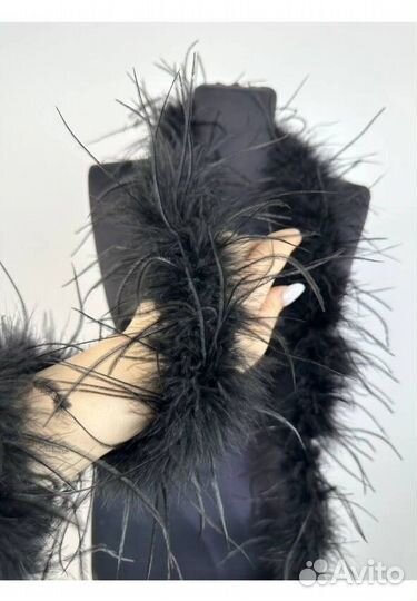 Боа из перьев страуса