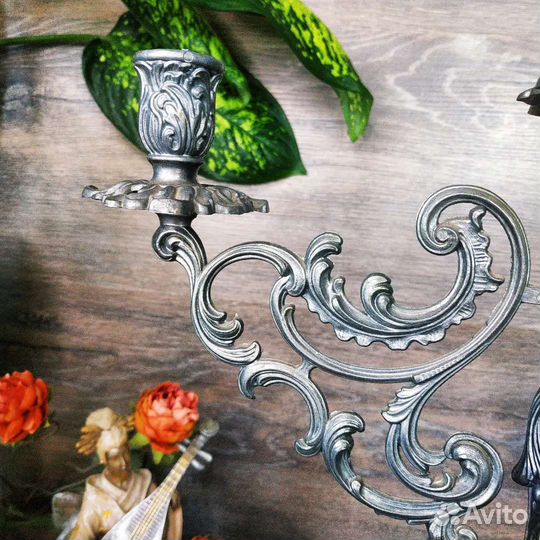 Антиквариат из Европы. Канделябр, Италия