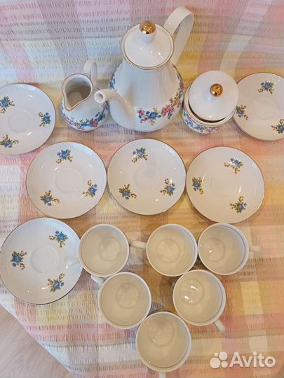 Кофейный сервиз фарфор гдр