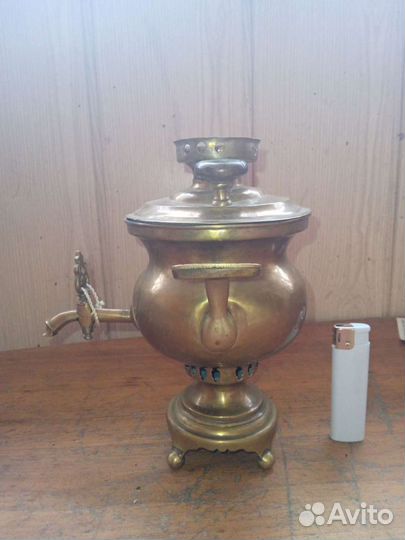 Самовар угольный старинный