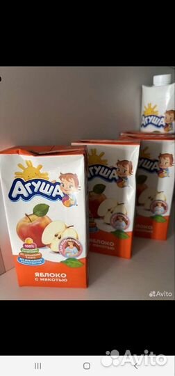 Детское овощное пюре, фруктовое, сок