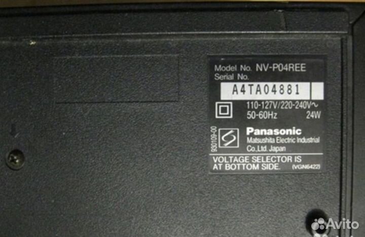 Видеоплеер пишущий Panasonic NV-P04REE работает