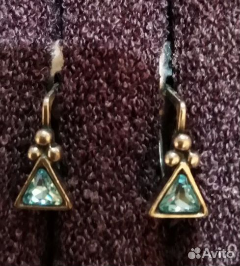 Серьги серебро