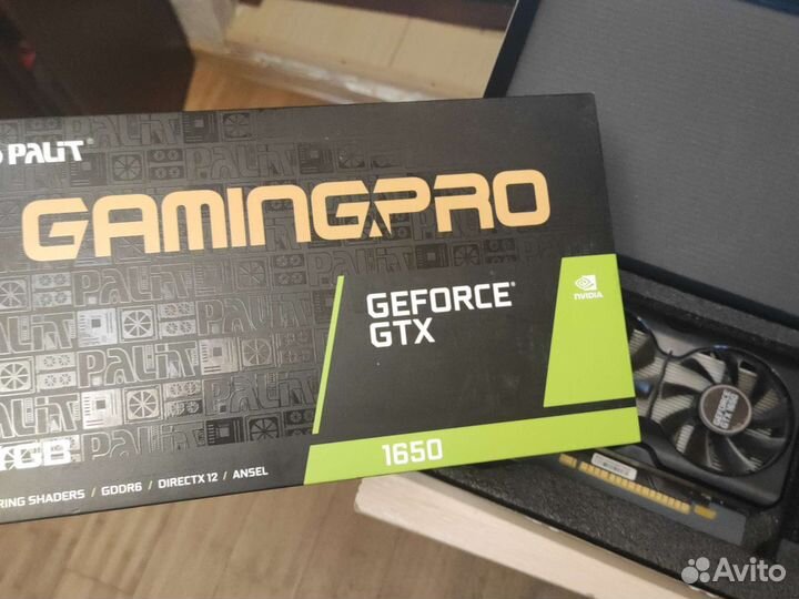 Видеокарта nvidia geforce 1650 palit