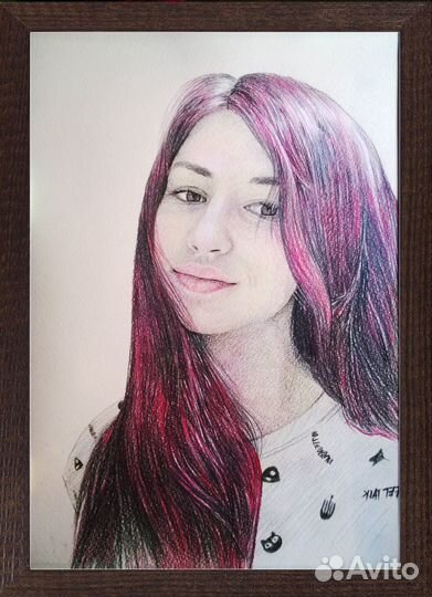 Профессиональный портрет с фото, карандаш, масло