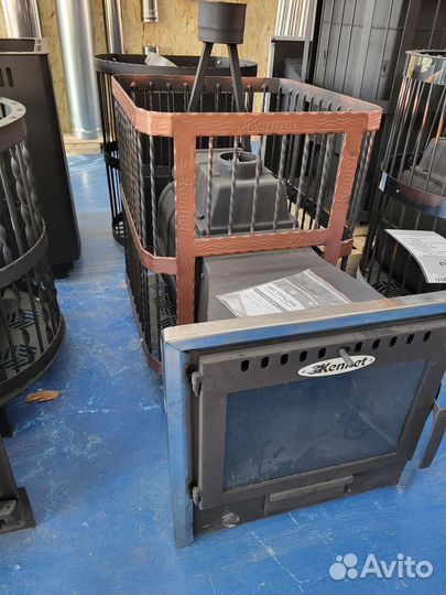 Чугунная печь для бани