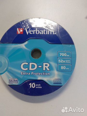 Диски (болванки) CD-R, 10 шт