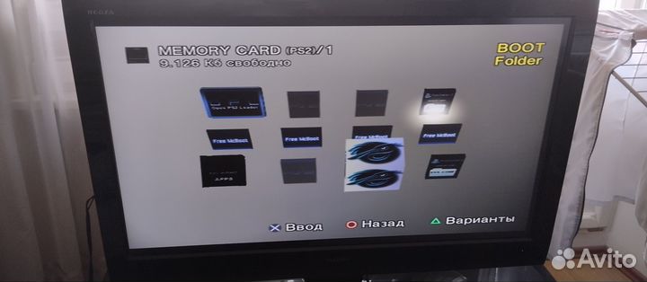 Карта памяти sony PlayStation 2 с Free mc boot