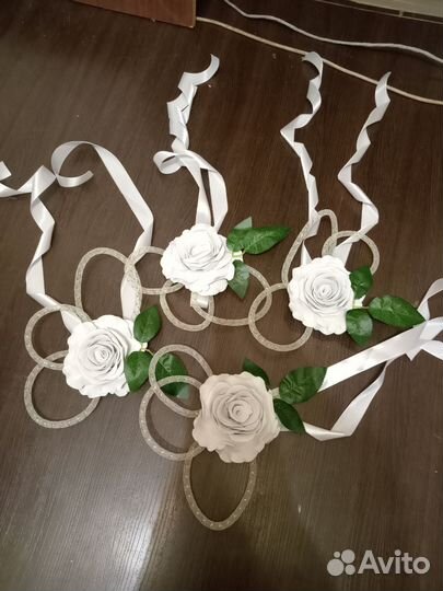 Украшения для машины на свадьбу