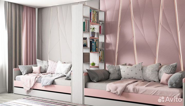 Модульная мебель Нью Тон Розовый