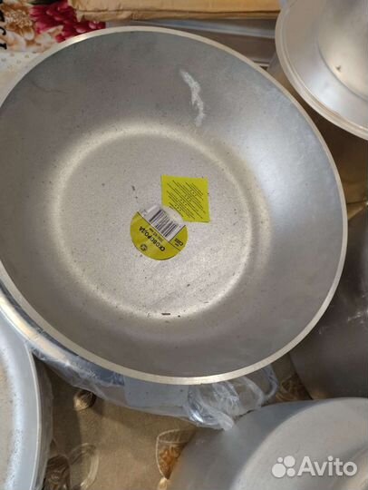 Казан и сковорода алюминиевая чугунные котелки