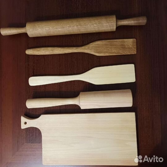 Лопатка кухонная деревянная, ручная работа