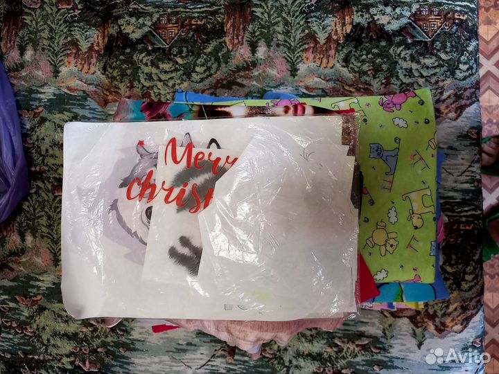 Трикотажные отрезы пакетом