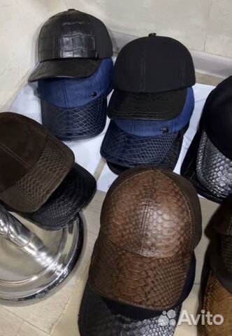 Кепки Питон Бейсболки из кожи Питона