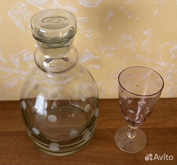 Штоф с рюмкой 60-е годы
