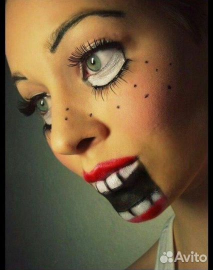 Грим, аквагрим, макияж на хеллоуин