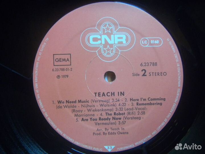 Teach In /Teach In /Germany CNR / Tedec1979 N.Mint