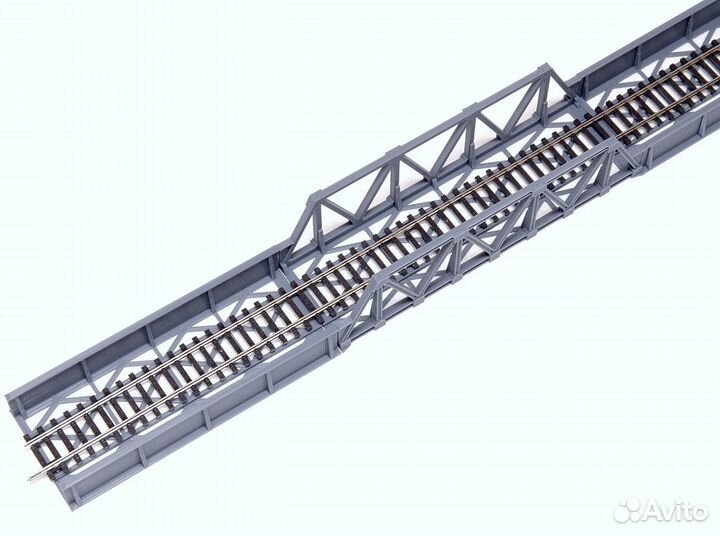 Железная дорога 1/87 Мост ж/д 52.6 см 3 пролета H0