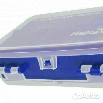 Коробочка для оснастки двухсторонняя (синяя)