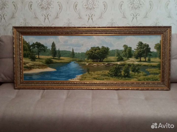 Картина в раме гобелен