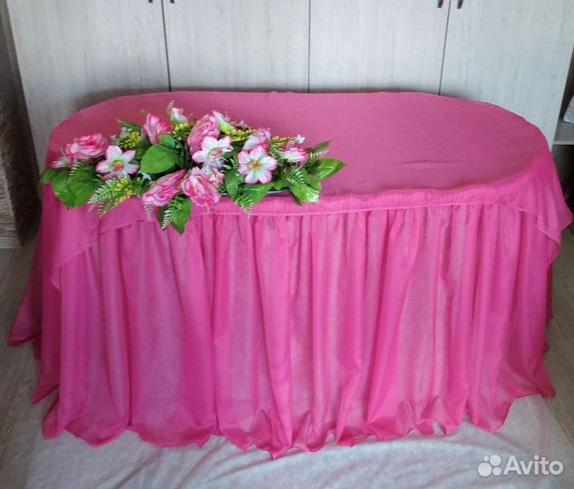 Украшения для свадебных столов любой формы