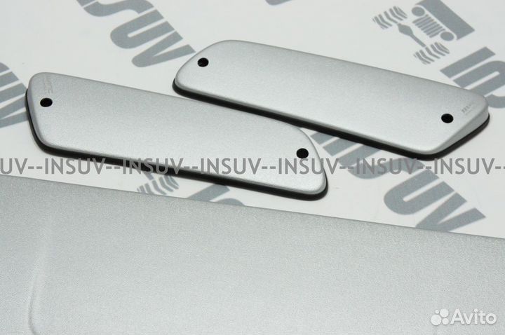 Воздухозаборники Aeroeffect для нивы (серебро)