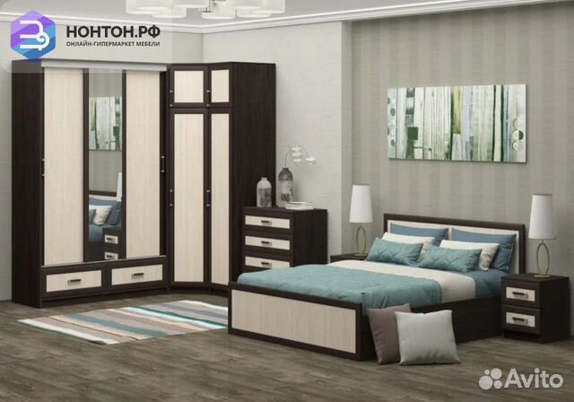 Спальный гарнитур угловой Модерн