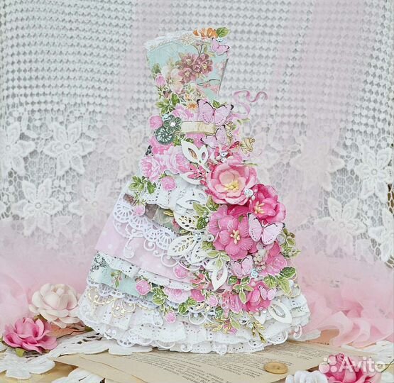 Открытка для девочки, открытки ручной работы