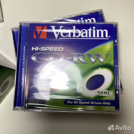 Диски CD RW verbatim