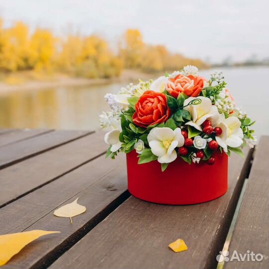 Букет цветов из мыла