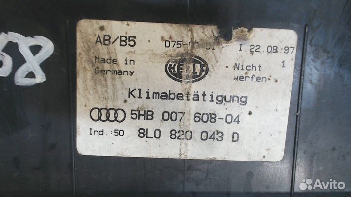 Переключатель отопителя Audi A4 (B5), 1997