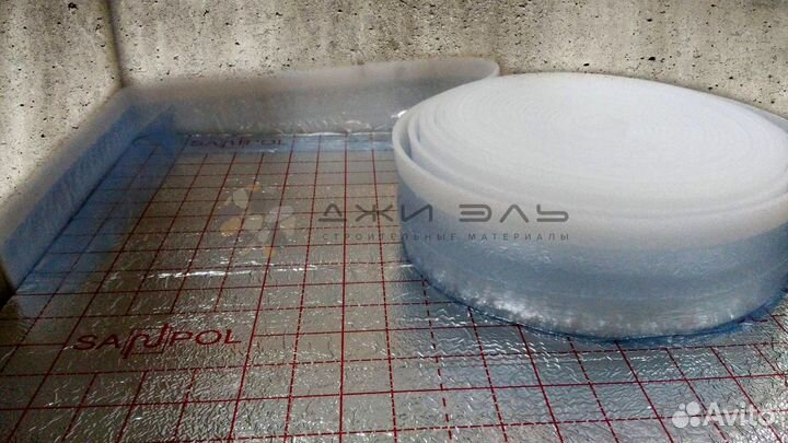 Лента демпферная для теплого пола