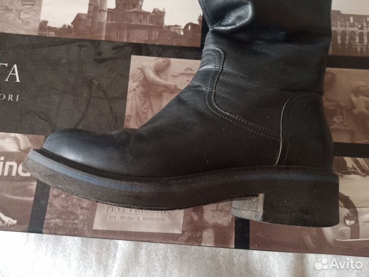 Сапоги 36 размер. Евро зима. Кожа