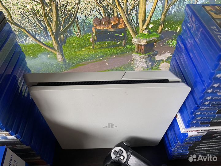 Sony ps4 slim + 385 игр