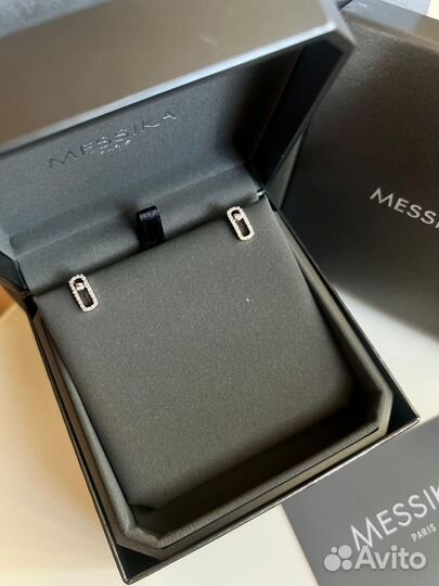 Золотые серьги messika