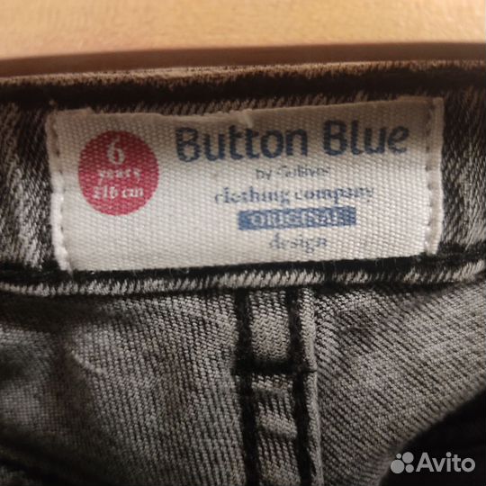 Джинсы для мальчика Button Blue 116