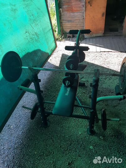 Домашний тренажер, гантели