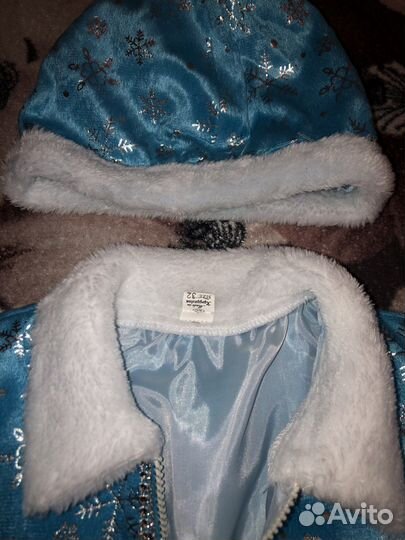 Костюм снегурочки 116