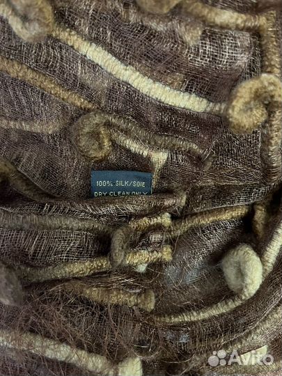 Палантин натуральный шелк