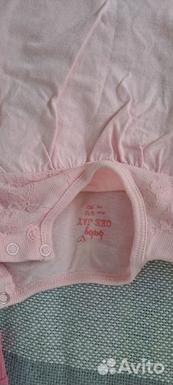 Вещи на девочку пакетом, размер 80