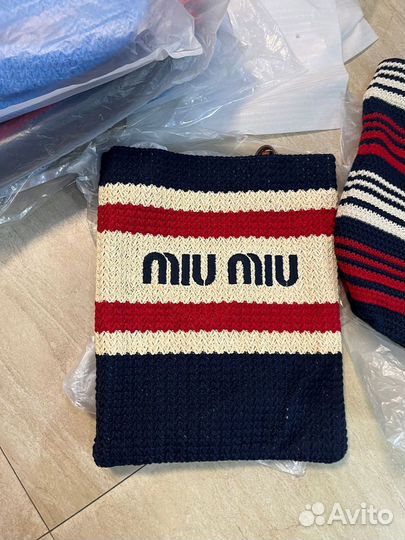 Пляжная сумка Miu Miu