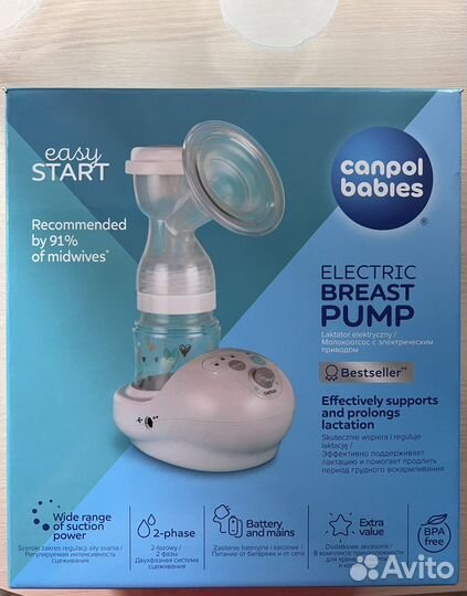 Молокоотсос электрический Canpol Babies Easy Start